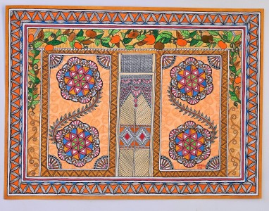 Mokh Chitra ( A kind of wall painting)
